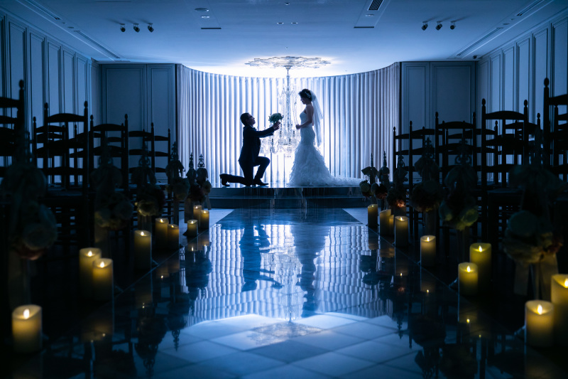 バリエーション豊富な館内でウエディングフォト!