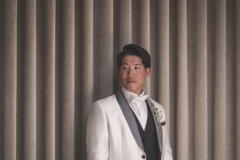 新郎様も