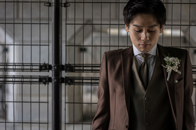 新郎様のソロショットも