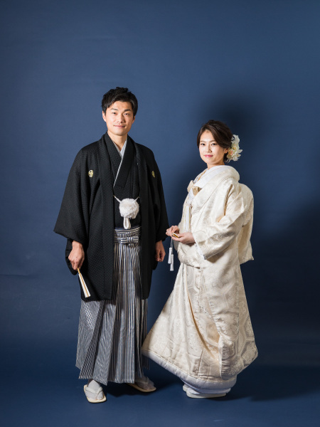 まずは和装から撮影スタート！