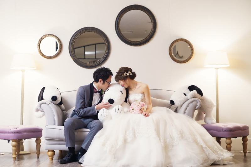 ソファーに座ってのショット!