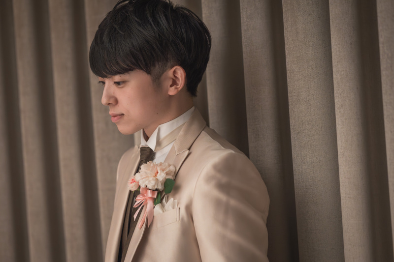 新郎ソロショット