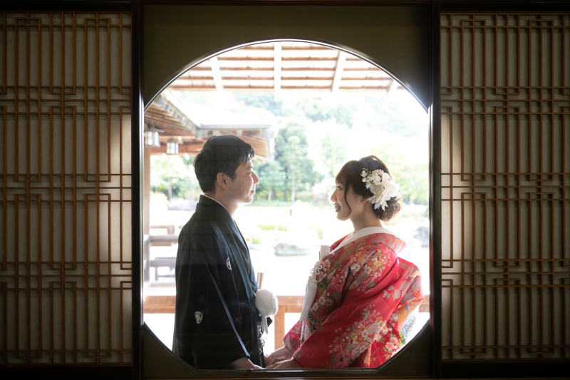 大仙公園にて和装ロケーションフォト