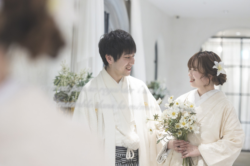 和装と洋装で豪華に＊２着プラン