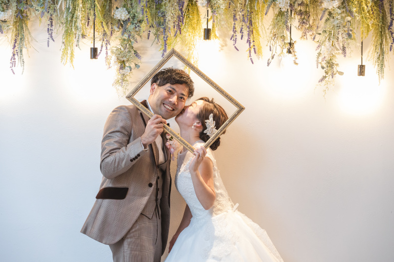 フォトブースで