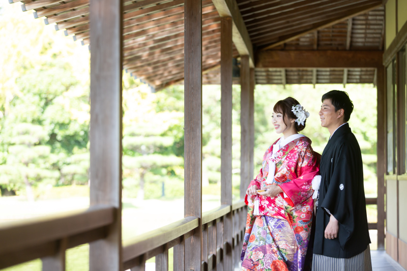 日本庭園を眺めながら...