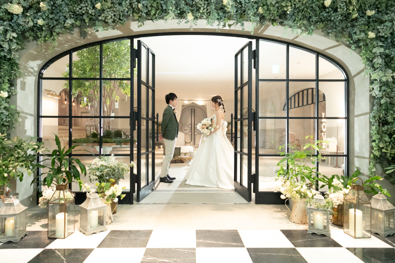 エントランスから