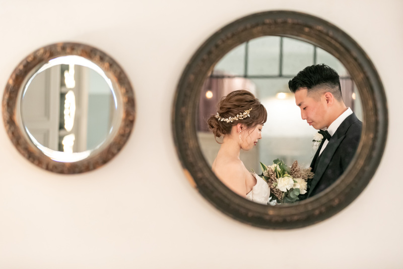 ヘアスタイルにもこだわって