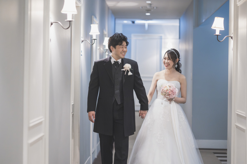 和装から洋装にチェンジ