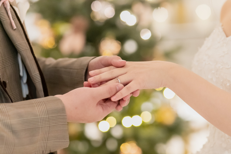 指輪のプレゼント