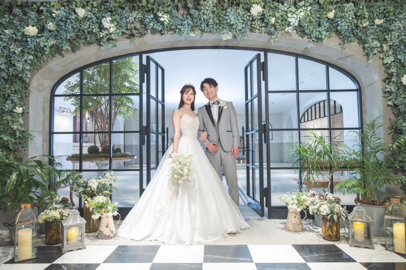 ウェディングドレス&タキシードへお色直し✦