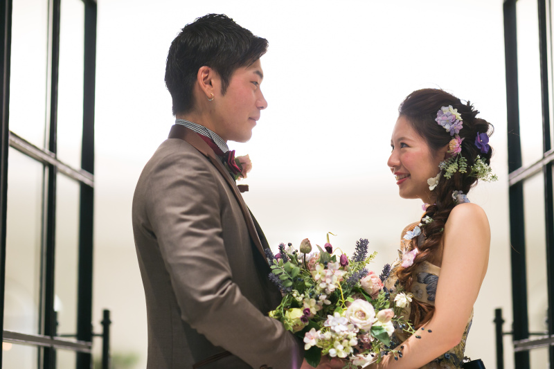 エントランスでの一枚