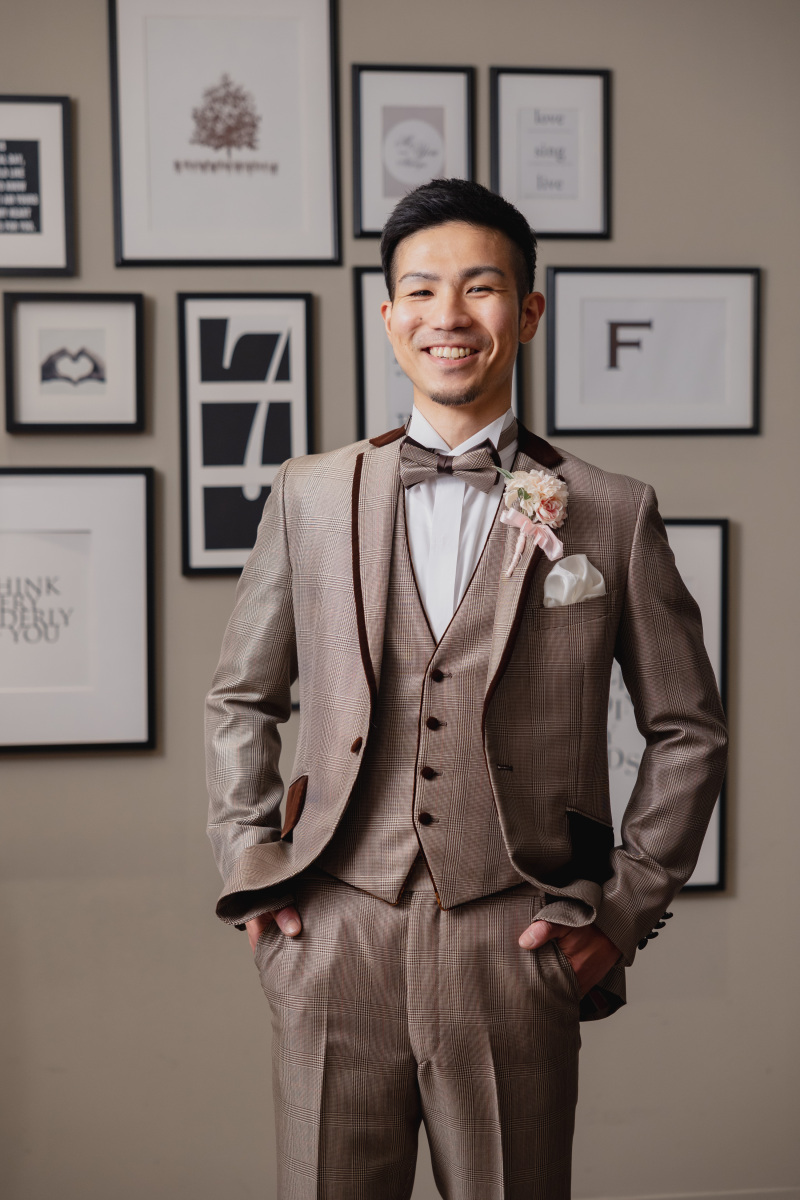新郎様もソロショット