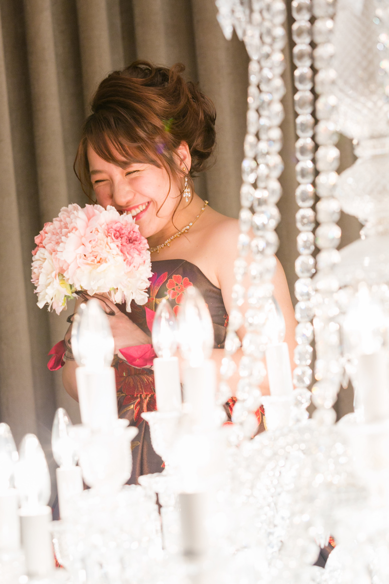 シャンデリア越しに♡