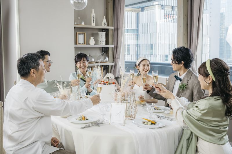 新しいウェディングの形*フォト+会食