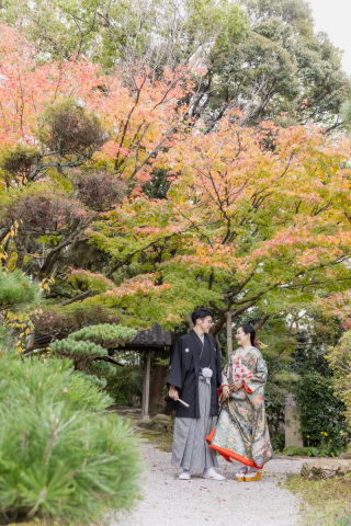 SWITCH梅田_【ロケーション＆スタジオ｜和装】庭園・公園・桜・紅葉