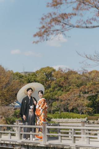 SWITCH梅田_【ロケーション＆スタジオ｜和装】庭園・公園・桜・紅葉
