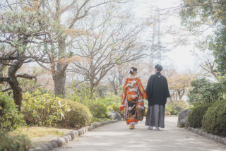 SWITCH梅田_【ロケーション＆スタジオ｜和装】庭園・公園・桜・紅葉