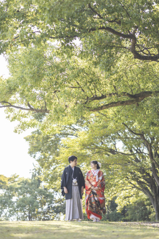 SWITCH梅田_【ロケーション＆スタジオ｜和装】庭園・公園・桜・紅葉