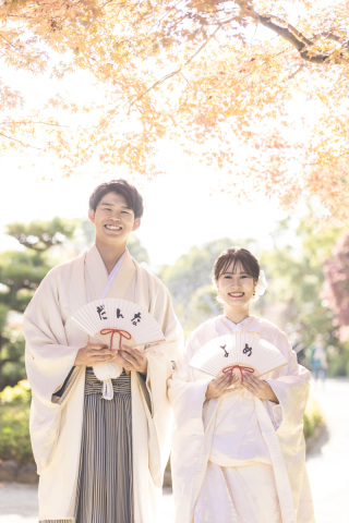 SWITCH梅田_【ロケーション＆スタジオ｜和装】庭園・公園・桜・紅葉