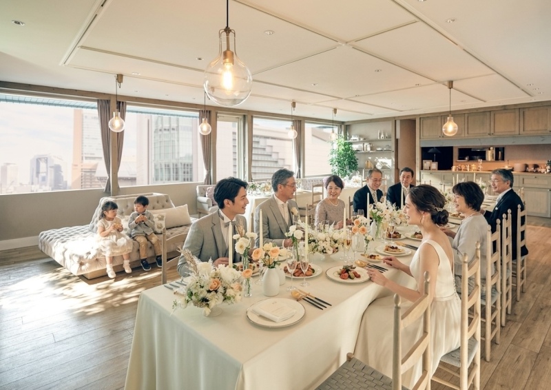 【フォト会食プラン】撮影とお食事を一緒に楽しむフォト婚スタイル！&yen;137,280で撮影＆６名分のお食事付