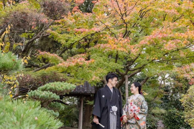 【紅葉ロケフォト受付中】大仙公園・大阪城の和装ロケ&スタジオ撮影◆ご家族・ご友人の見学&参加OK◎