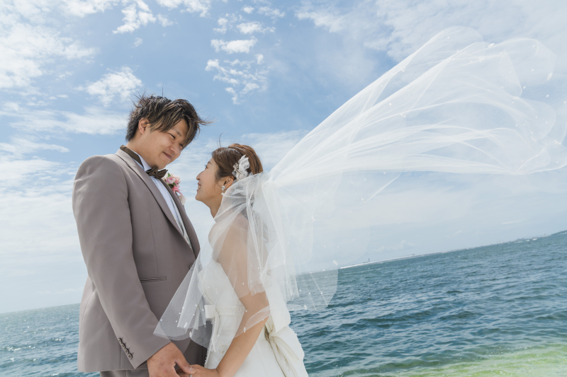 【海・シーサイド/洋装ロケフォト】スタジオ撮影付き◆穴場のビーチで日常を忘れてリゾート気分に!