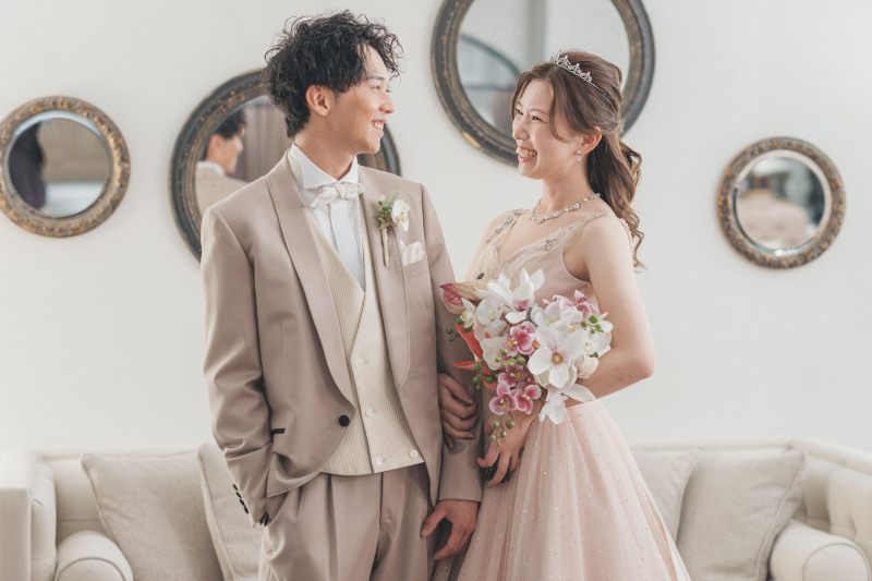 【フォト+ランチorディナー付き】チャペル撮影+6名お食事付き ¥159,280◆駅近でゲストも安心