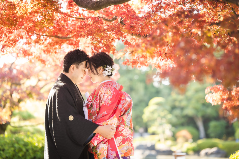 【紅葉ロケフォト受付中】大仙公園・大阪城の和装ロケ&スタジオ撮影◆ご家族・ご友人の見学&参加OK◎