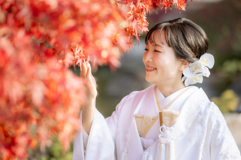 【紅葉ロケフォト受付中】大仙公園・大阪城の和装ロケ&スタジオ撮影◆ご家族・ご友人の見学&参加OK◎