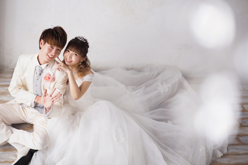 キュートなポーズで