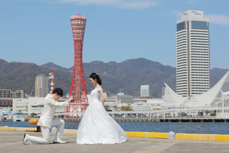 洋装ロケーション★和装スタジオ撮影