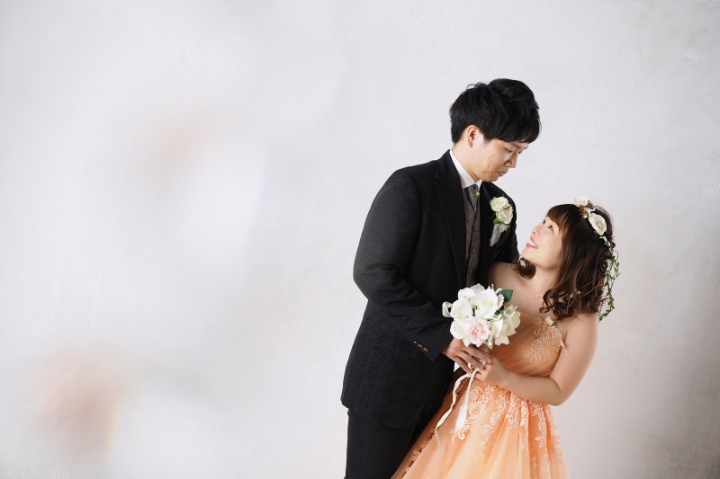 緊張気味の新郎様