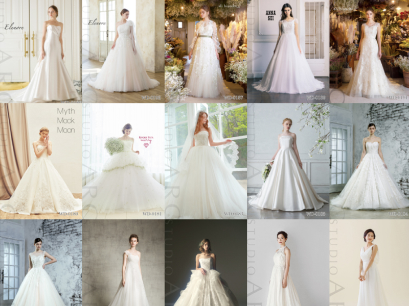 STUDIO ARC 神戸ハーバーランド店_ウエディングドレスが豊富