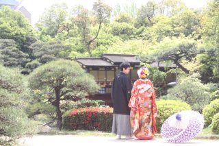 STUDIO ARC 神戸ハーバーランド店_和装ロケーション（相楽園）