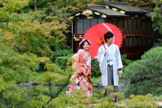 STUDIO ARC 神戸ハーバーランド店_和装ロケーション（相楽園）