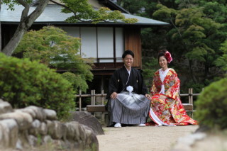 STUDIO ARC 神戸ハーバーランド店_和装ロケーション（相楽園）