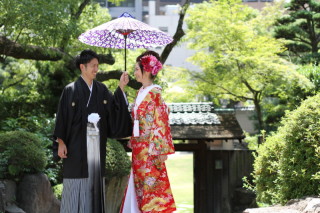 STUDIO ARC 神戸ハーバーランド店_和装ロケーション（相楽園）