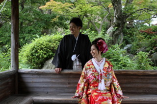 STUDIO ARC 神戸ハーバーランド店_和装ロケーション（相楽園）