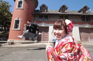 STUDIO ARC 神戸ハーバーランド店_和装ロケーション（相楽園）