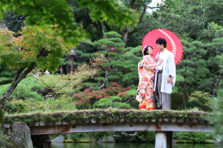 STUDIO ARC 神戸ハーバーランド店_和装ロケーション（相楽園）