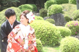 STUDIO ARC 神戸ハーバーランド店_和装ロケーション（相楽園）