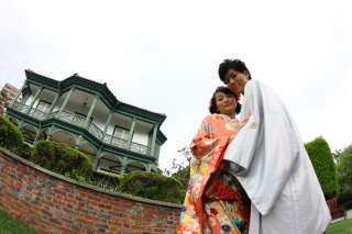 STUDIO ARC 神戸ハーバーランド店_和装ロケーション（相楽園）