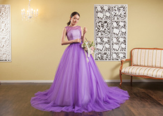 カラードレス（パープル）