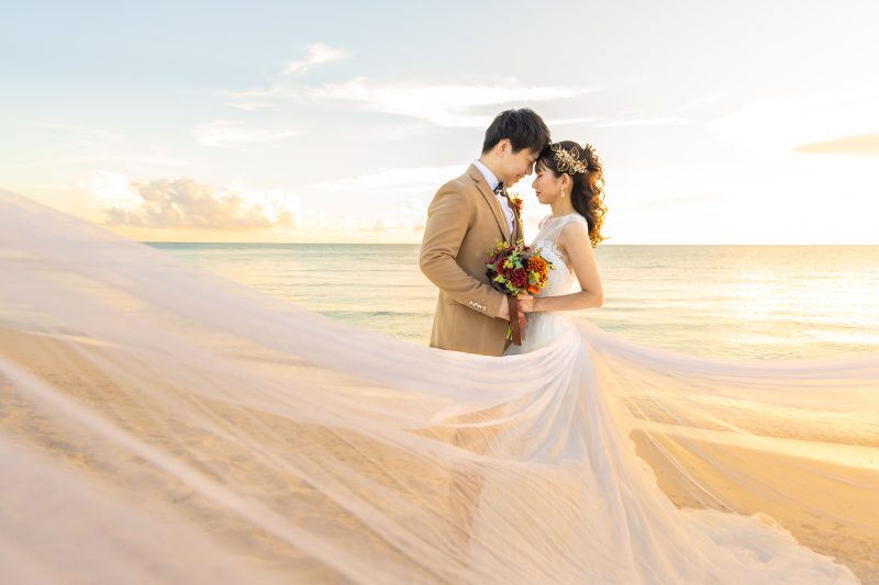 【前撮りパックプラン★ビーチ＋選べる1ロケーション撮影】美しいビーチを満喫プラン