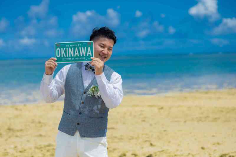 ブルーに囲まれ