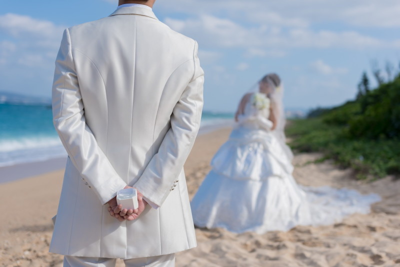 緊張のプロポーズ