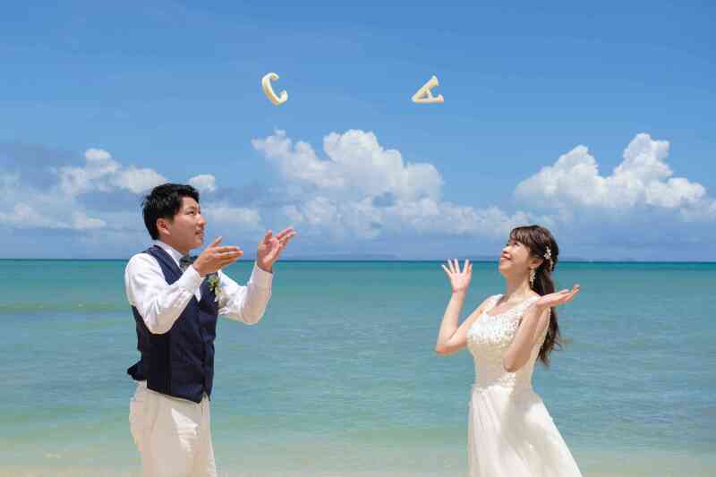 恒例のイニシャルオブジェも♪