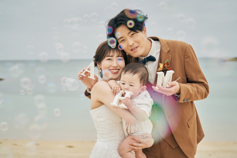 シャボン玉とイニシャル