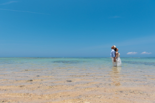 憧れのビーチIN!